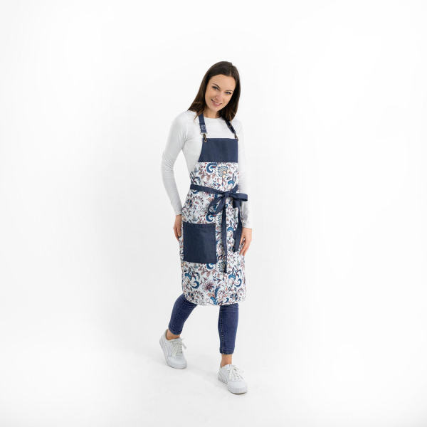 Zástěra Provence – elegantní kuchařská zástěra s motivem Provence